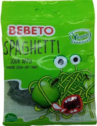 Bebeto Spaghetti Apple 80 g