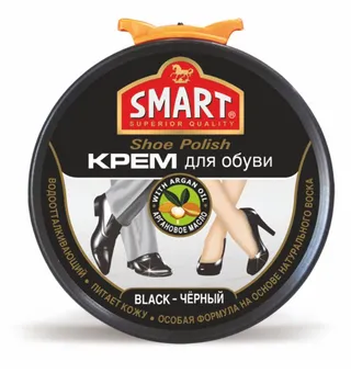 Smart Shoe Polish Anti Static Waterproof Black 50 ml