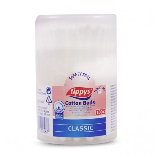 Tippys Classic Cotton Buds 100 Pieces