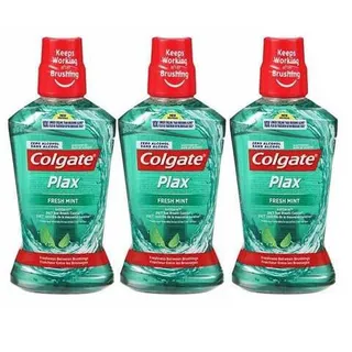 Colgate Plax Fresh Mint Green 250ml x 3 pcs