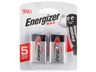 Energizer Max Alkaline Battery BP2 9V