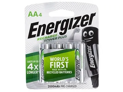 Energizer Rechargeable Battery Aa4 Nh15/4