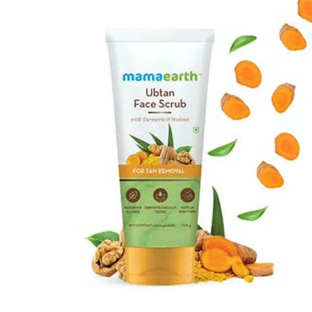 Mamaearth Ubtan Facial Scrub with Turmeric & Walnut