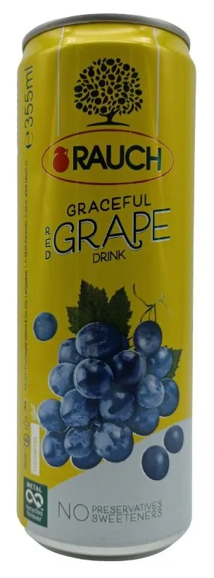 Rauch Red Grape Juice Can 355ml