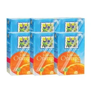أول عصير برتقال فالنسيا, 6x250ml