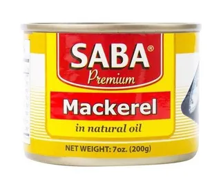 Saba Mackerel In Natural Oil Premium 200 g
