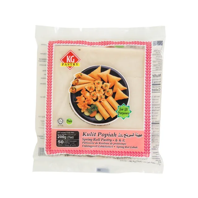 KG Frozen Spring Roll Pastry Sheet 5x5, 200g