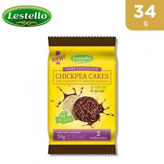 Lestello Dark Chocolate Chickpea Cakes 34g