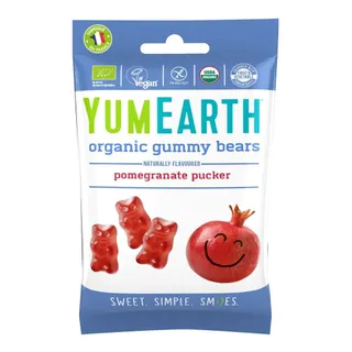 Yum Earth Pomegranate Pucker 50 Gm