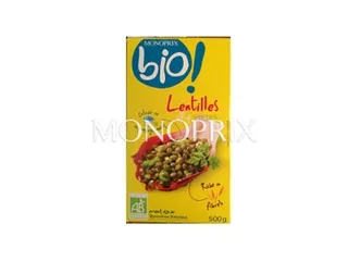 Monoprix Bio Green Lentils 500 g