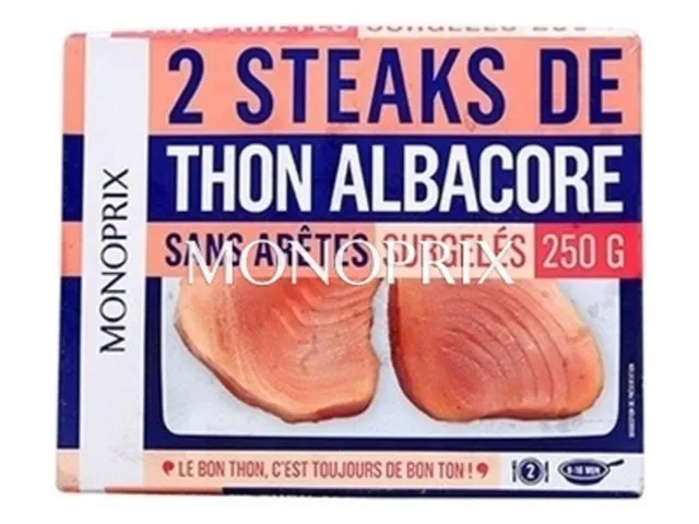 Monoprix Fish Tuna Steak 2's 250 g