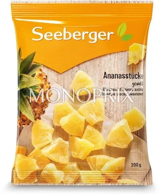 Seeberger Ananas Gesusst Gedreht 200 g