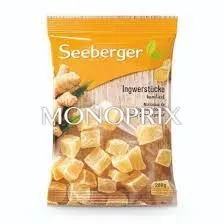 Seeberger Dried Sweetened Ginfer Pieces 200 g