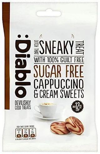 Diablo Sweets Cappuccino & Cream Sugar Free, 75g
