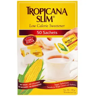 Tropicana Slim Low Calorie Sweetener 50 Sachets