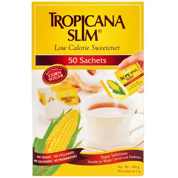 Tropicana Slim Low Calorie Sweetener 50 Sachets