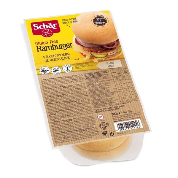 Schar Gluten-Free Hamburger Buns, 300g