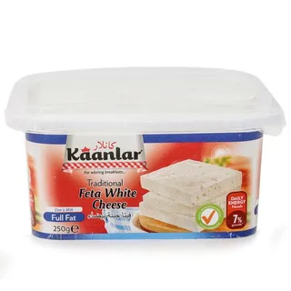 Kaanlar Full Fat Traditional Feta White Cheese 250g