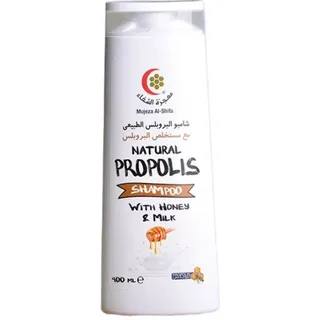 Mujeza Al-Shifa Natural Propolis Shampoo with Honey & Milk 400ml