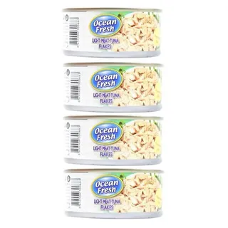 Ocean Fresh Light Meat Tuna Flakes 4pcs X 160Grams