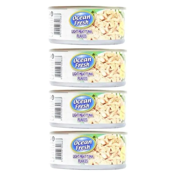 Ocean Fresh Light Meat Tuna Flakes 4pcs X 160Grams