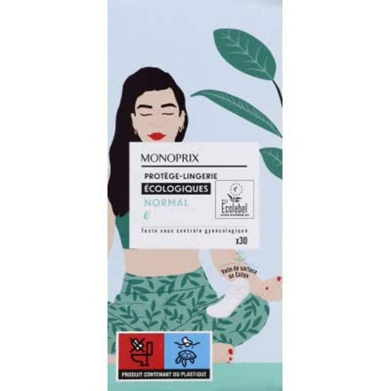 Monoprix Normal Pads Ecolabel X30