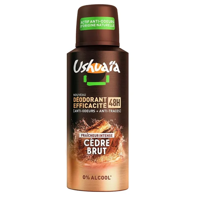 Ushuaia Men Deodorant Spray Raw Cedar 150 Ml