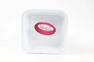 Plastic Plate Square 1 2 1X25