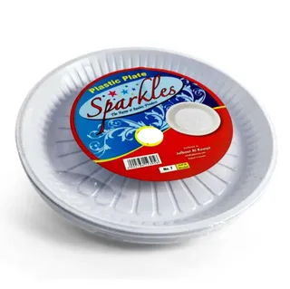 Plastic Plate Round. No. 7