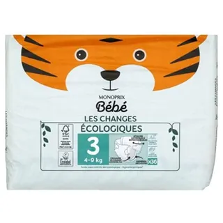 Monoprix Baby Diapers Eco T 3 X 36