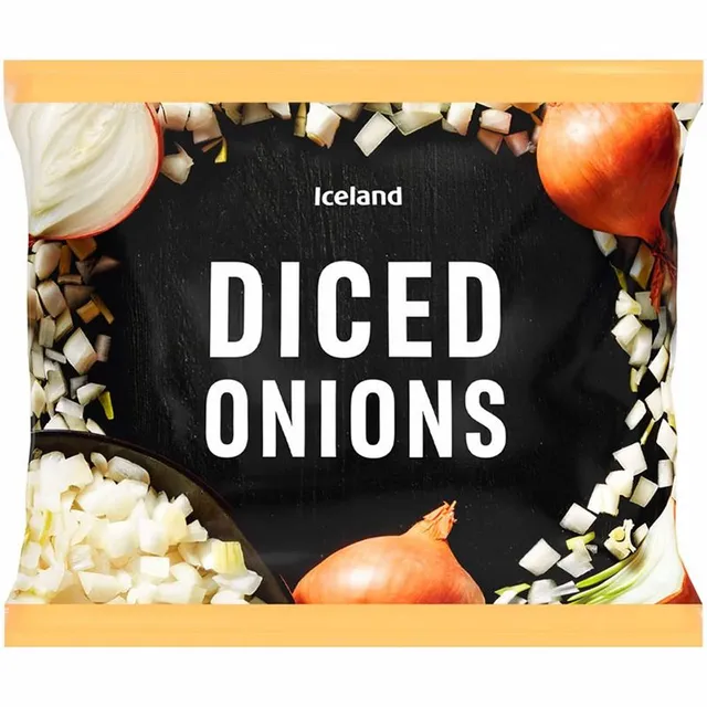 Iceland Non-Pmp Diced Onions 500G