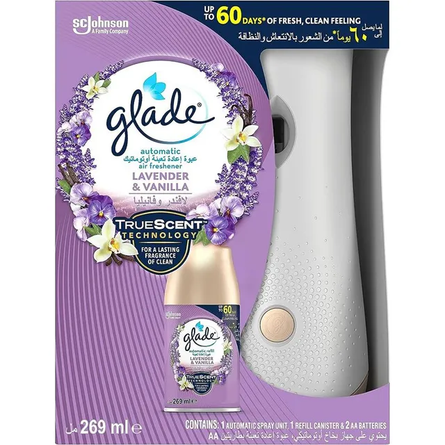 Glade Automatic Spray Base Lavender & Vanilla, 175g