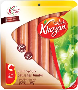Khazan Jumbo Beef Sausages 500 g