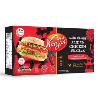 Khazan Chicken Burger Slider Bread Japan, 672g