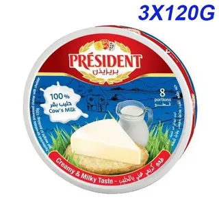 جبن بريزيدنت ألفيتا مثلثات 8 قطع 3 × 120 جم