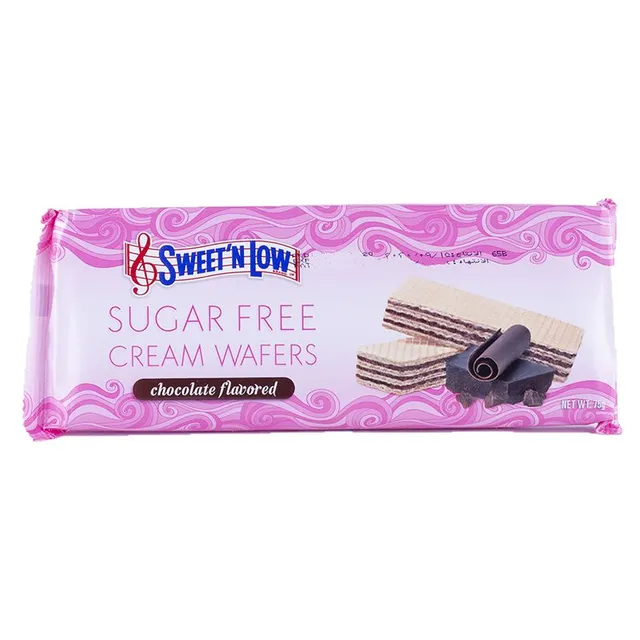 Sweet N Low Sugar Free Chocolate Cream Wafers 75Gm
