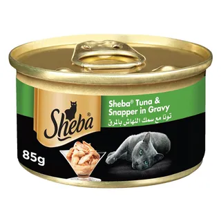 Sheba Tuna & Snapper in Gravy Cat Food Can, 85g