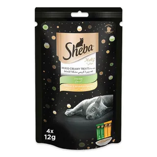 Sheba Melty Mixed Creamy Treats for Cats, 48g