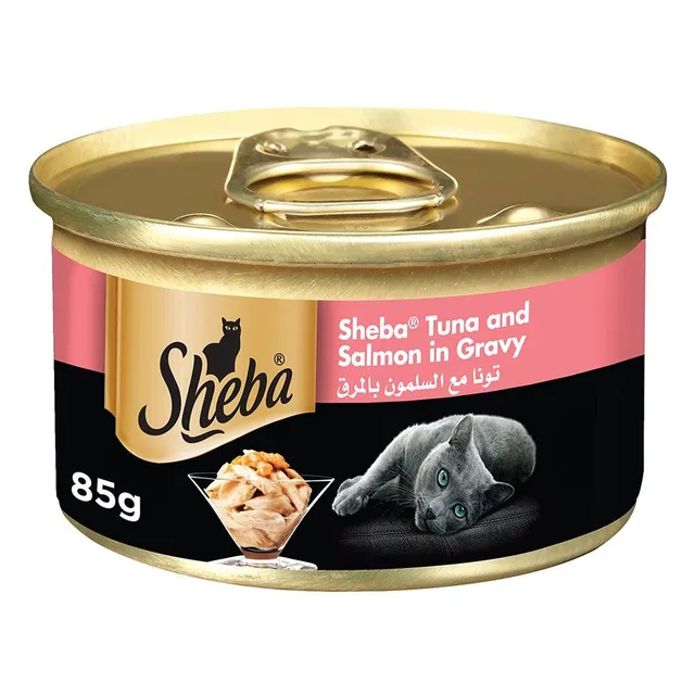 Sheba Tuna & Salmon Cat Food, 85g
