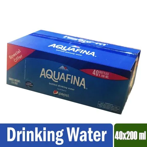 أكوافينا زجاجة مياه شرب 40x200 مل