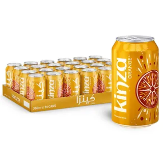 Kinza Orange Soft Drink, 24x360ml