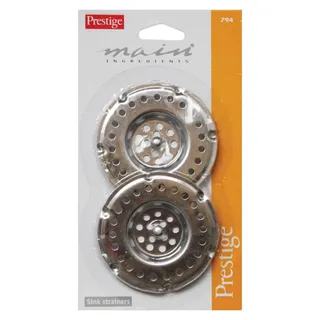 Prestige Ss Sink Strainer Set, 2Pieces
