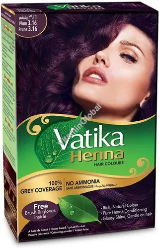 Vatika Henna Plum Color 60g