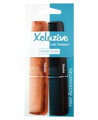 Xcluzive Twin Pack Pocket Comb