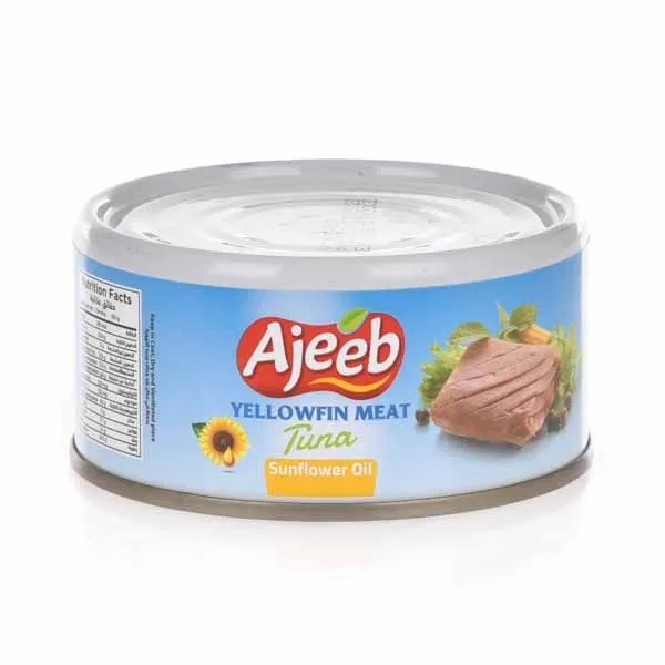Ajeeb Yellowfin Tuna Sunflower Oil, 170g
