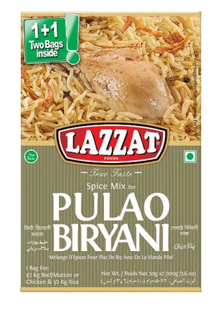 لازات بيلاو برياني, 100G