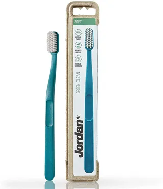 Jordan Green Clean Soft Toothbrush, 1 Piece