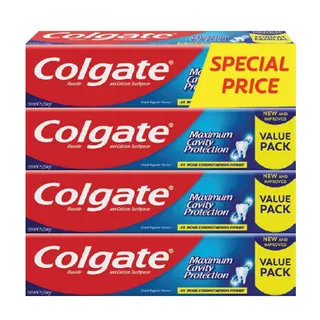 Colgate Cavity Protection Toothpaste Regular Flavour 4X150 ml