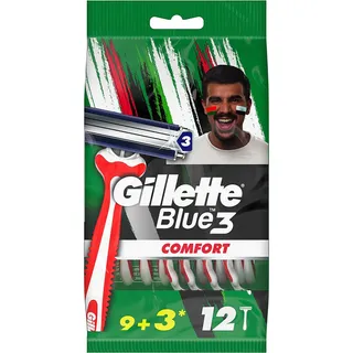 Gillette Blue3 Comfort Disposable Razor 12 Pieces