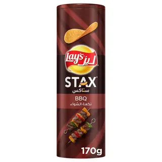 Lay's Stax BBQ Potato Chips 170g